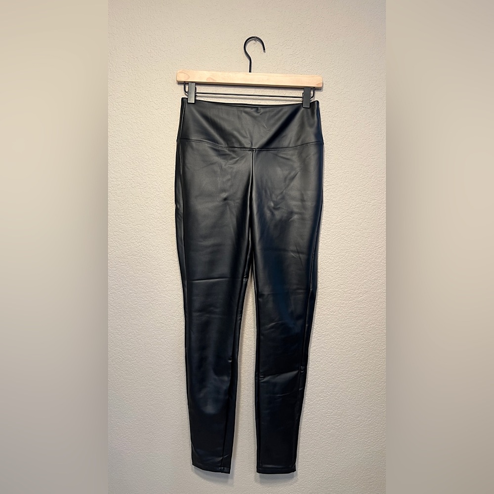 A NEW DAY | Faux Leather Vegan Stretch Pull On Pants Women Size XS